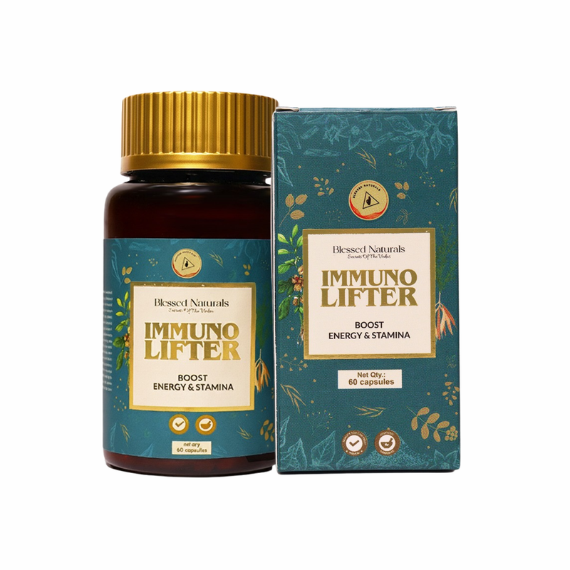 Blessed Naturals Immuno Lifter Energy and Stamina Booster (60 Capsules)