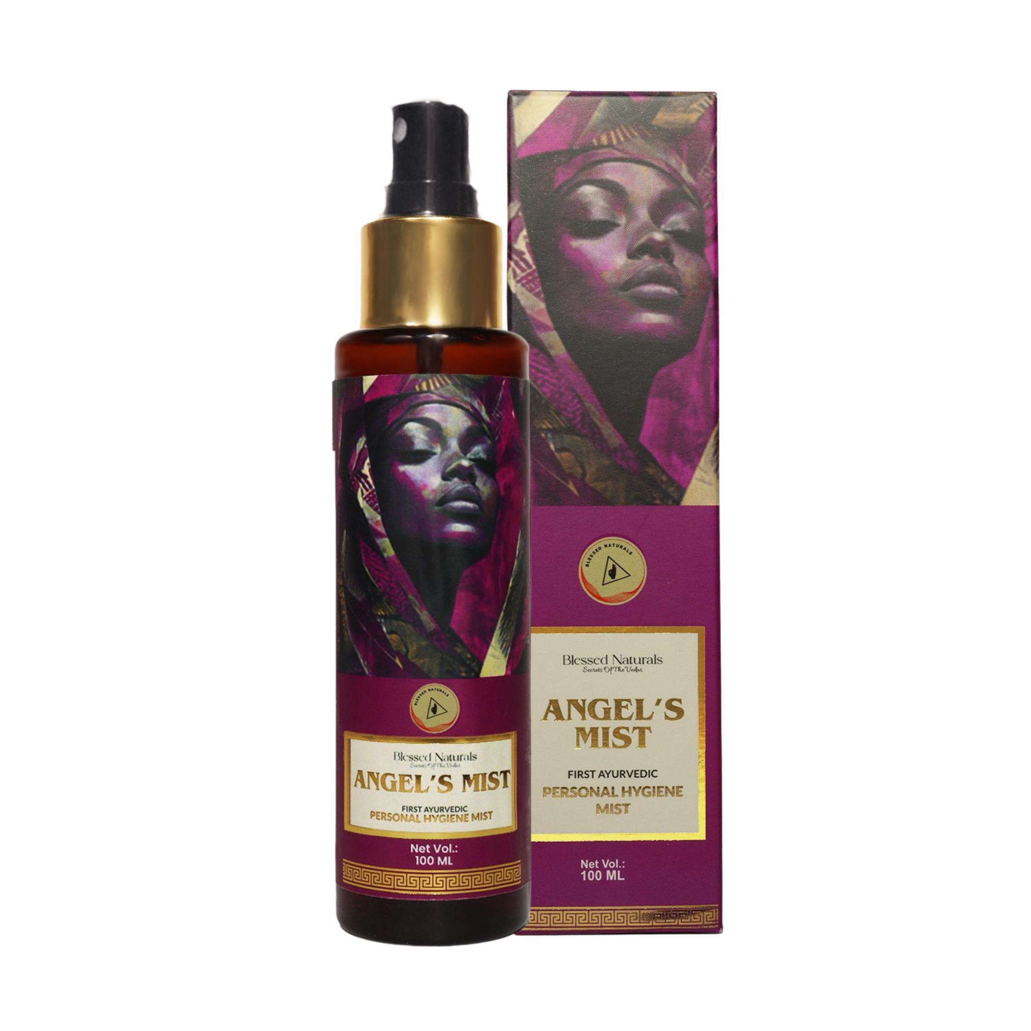 Blessed Naturals Angel's Mist | Ayurvedic Personal Hygiene Mist for Intimate Care (100 ml)