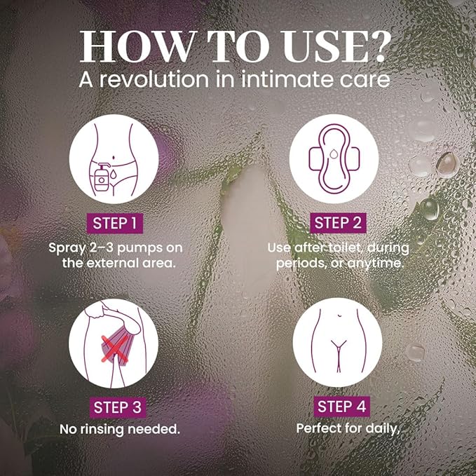 Blessed Naturals Angel's Mist | Ayurvedic Personal Hygiene Mist for Intimate Care (100 ml)