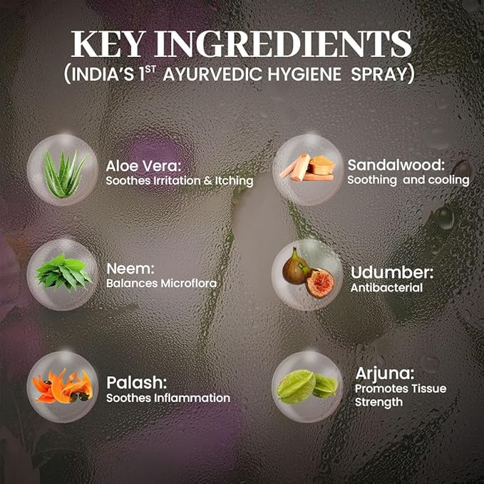 Blessed Naturals Angel's Mist | Ayurvedic Personal Hygiene Mist for Intimate Care (100 ml)