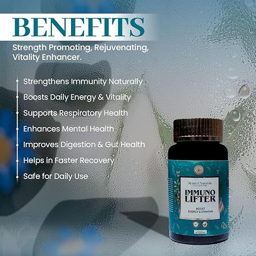 Blessed Naturals Immuno Lifter Energy and Stamina Booster (60 Capsules)