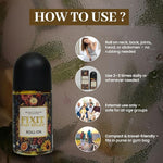 Blessed Naturals Fixit Pain Roll | Ayurvedic Roll-On for Muscle and Joint Pain Relief (50 ml)